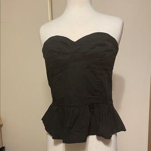 Corset peplum top